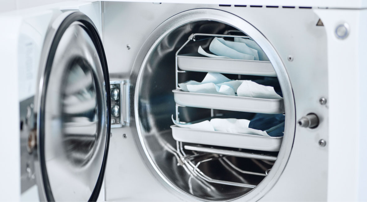 医療器具を滅菌する装置の写真