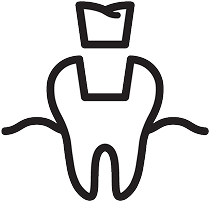 詰め物が取れたイラスト